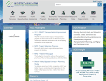 Tablet Screenshot of mountainland.org